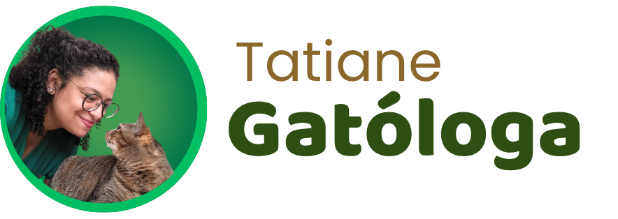 logotipo tatiane catsitter, gatóloga
